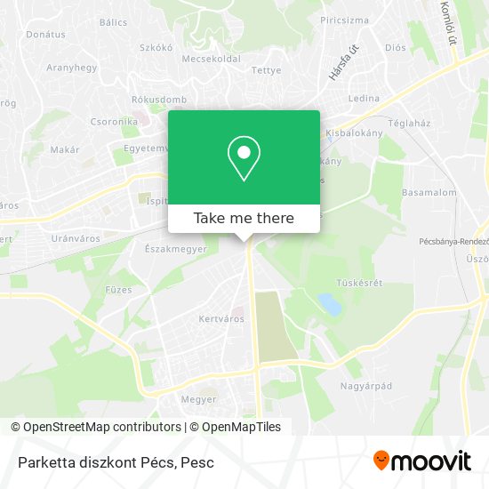 Parketta diszkont Pécs map