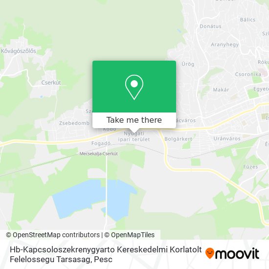 Hb-Kapcsoloszekrenygyarto Kereskedelmi Korlatolt Felelossegu Tarsasag map
