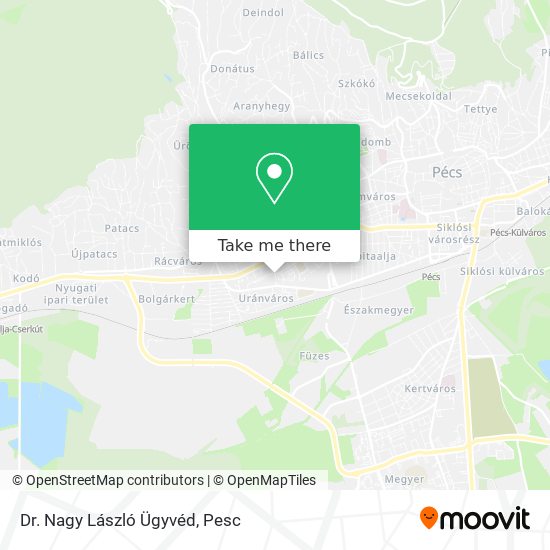 Dr. Nagy László Ügyvéd map