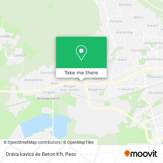Dráva kavics és Beton Kft map