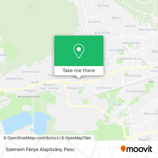 Szemem Fénye Alapítvány map