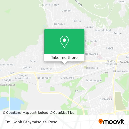 Emi-Kopir Fénymásolás map