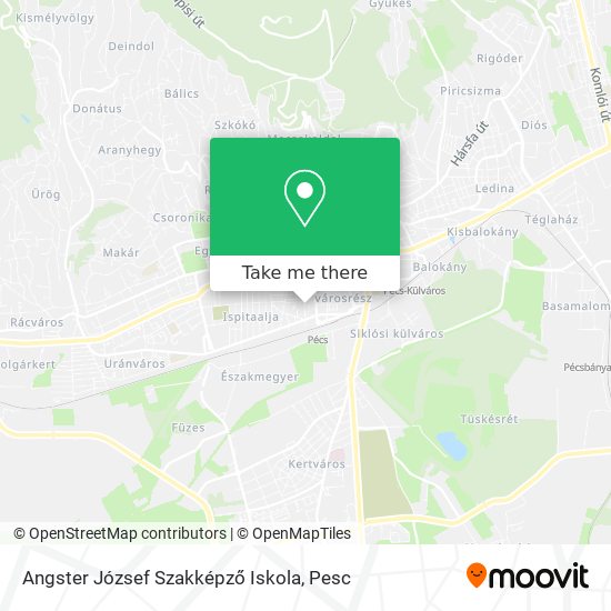 Angster József Szakképző Iskola map