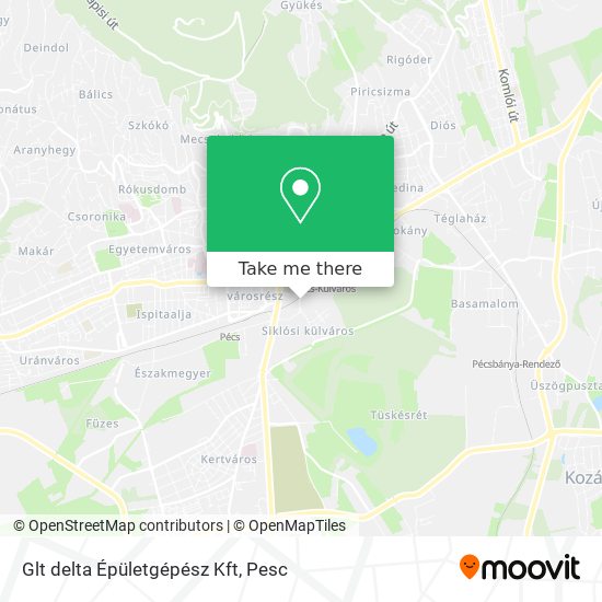 Glt delta Épületgépész Kft map