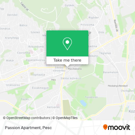 Passion Apartment map