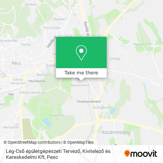 Lég-Cső épületgépészeti Tervező, Kivitelező és Kereskedelmi Kft map