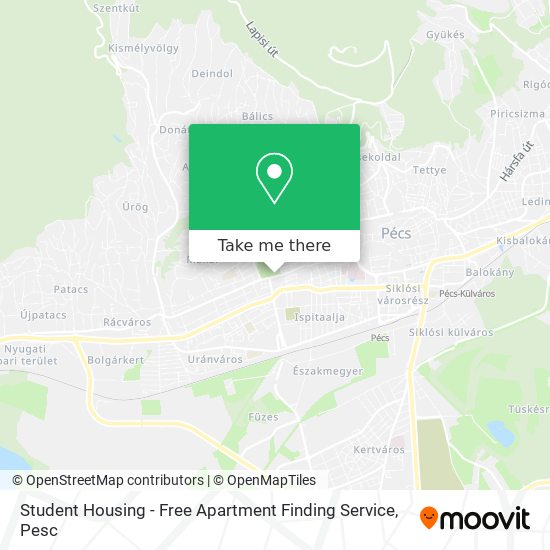 Student Housing - Free Apartment Finding Service map