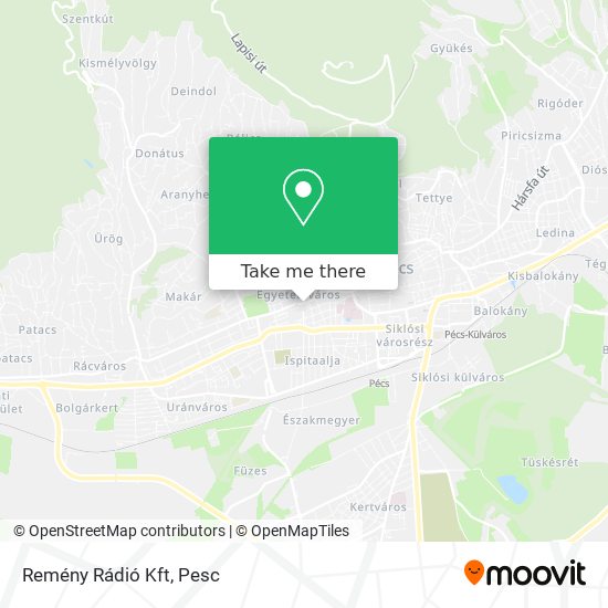 Remény Rádió Kft map