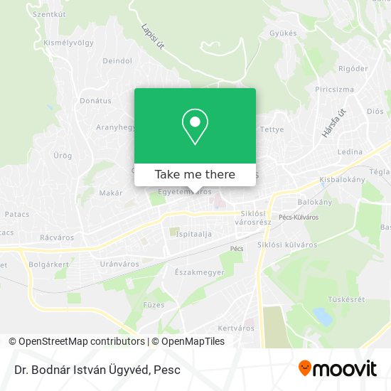 Dr. Bodnár István Ügyvéd map