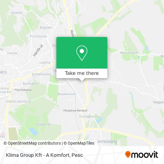 Klíma Group Kft - A Komfort map