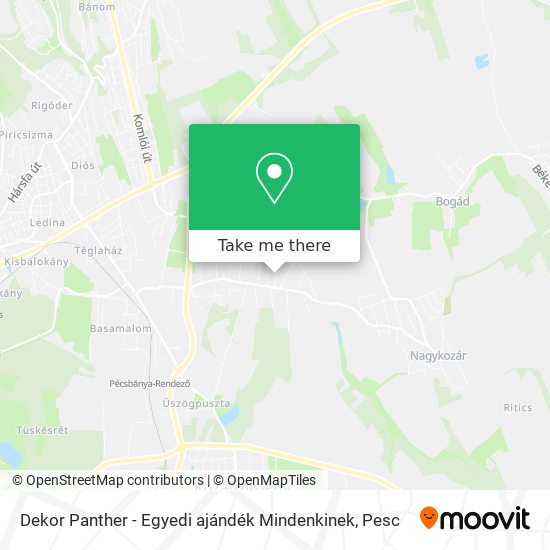 Dekor Panther - Egyedi ajándék Mindenkinek map