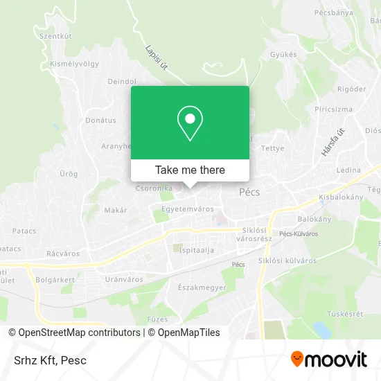 Srhz Kft map