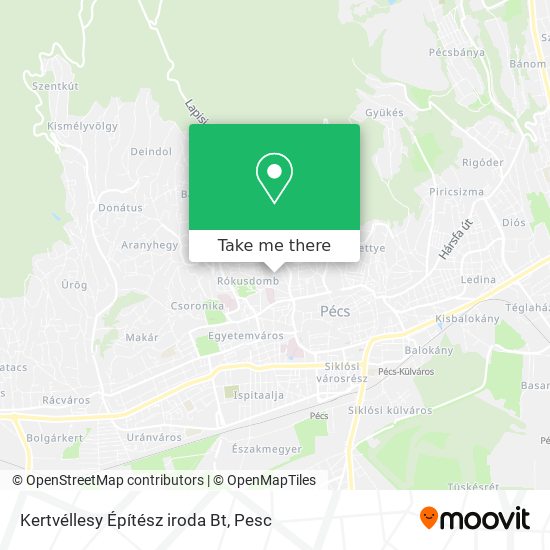 Kertvéllesy Építész iroda Bt map