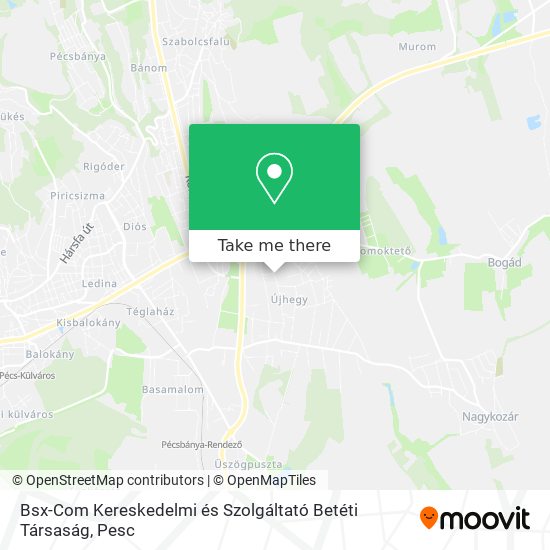 Bsx-Com Kereskedelmi és Szolgáltató Betéti Társaság map