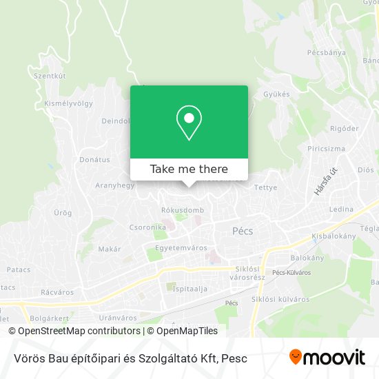Vörös Bau építőipari és Szolgáltató Kft map