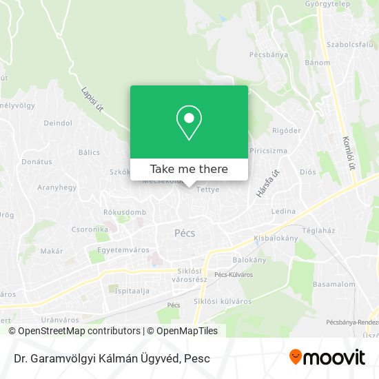 Dr. Garamvölgyi Kálmán Ügyvéd map