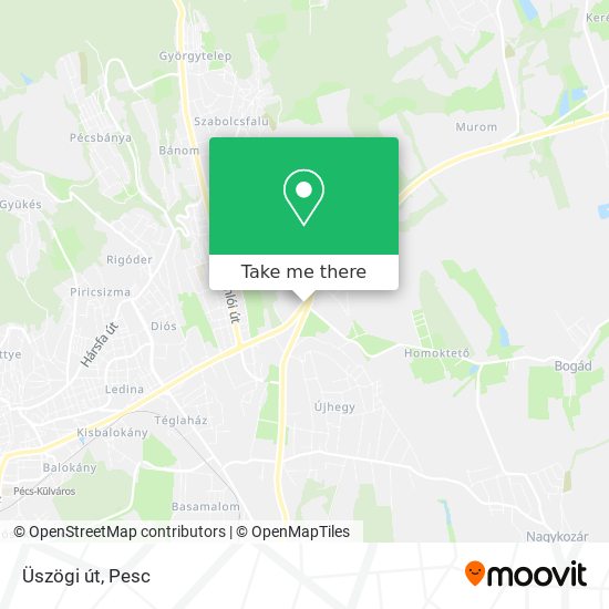 Üszögi út map