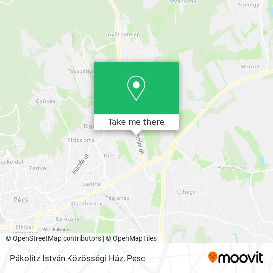 Pákolitz István Közösségi Ház map