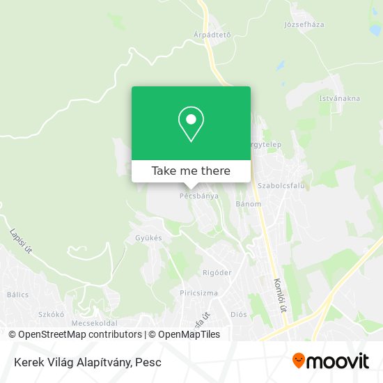 Kerek Világ Alapítvány map