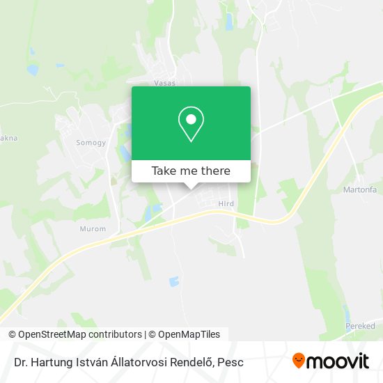 Dr. Hartung István Állatorvosi Rendelő map
