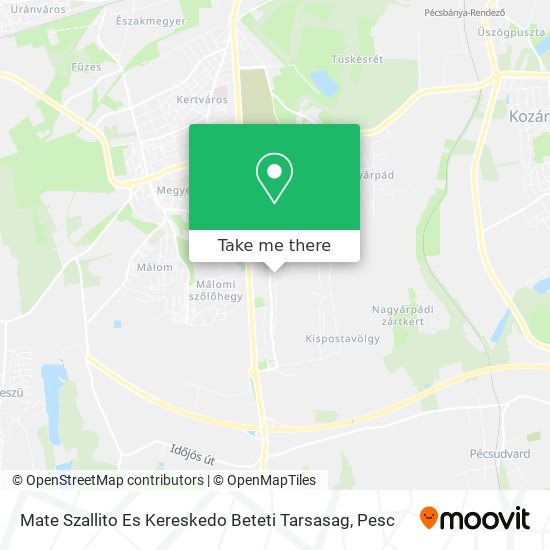 Mate Szallito Es Kereskedo Beteti Tarsasag map