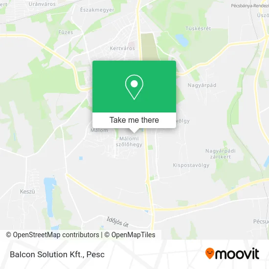 Balcon Solution Kft. map