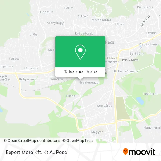 Expert store Kft. Kt.A. map