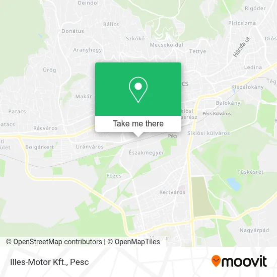 Illes-Motor Kft. map