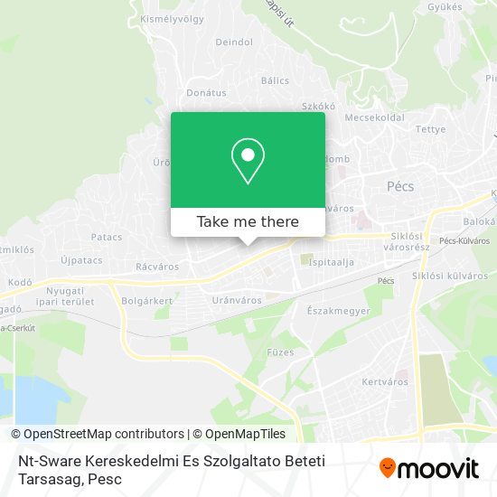 Nt-Sware Kereskedelmi Es Szolgaltato Beteti Tarsasag map