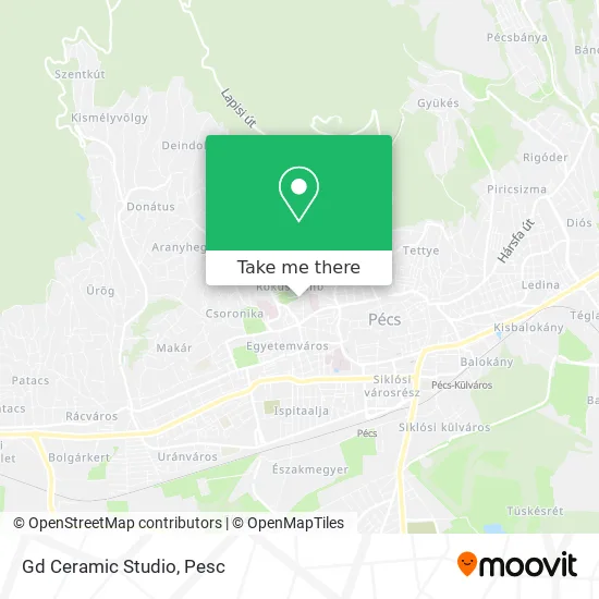 Gd Ceramic Studio map