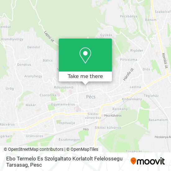 Ebo Termelo Es Szolgaltato Korlatolt Felelossegu Tarsasag map