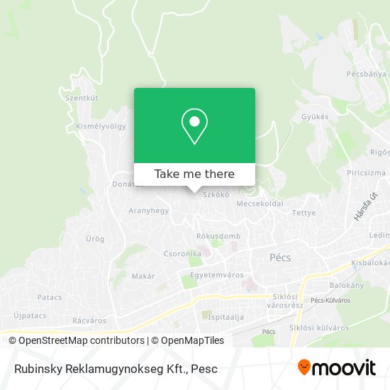 Rubinsky Reklamugynokseg Kft. map
