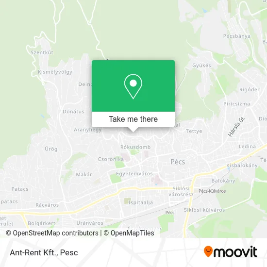 Ant-Rent Kft. map