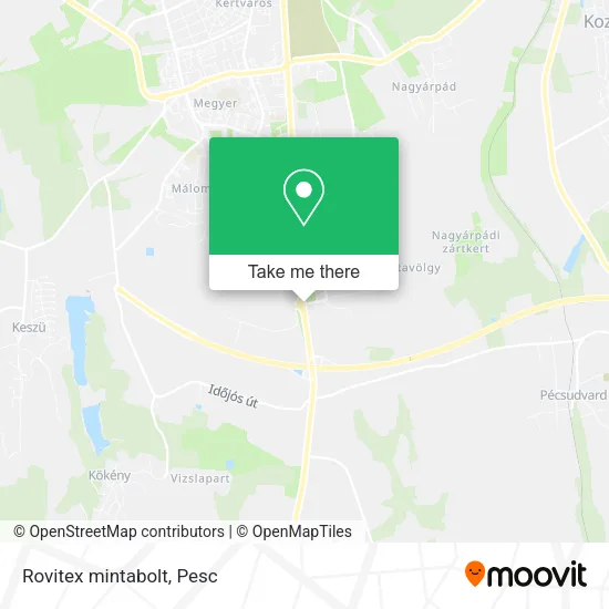 Rovitex mintabolt map
