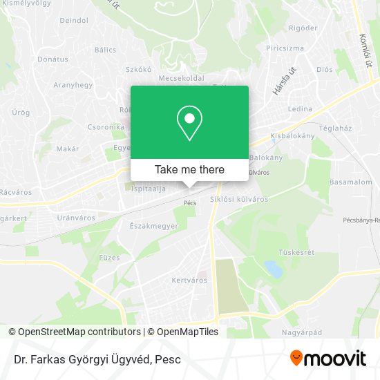 Dr. Farkas Györgyi Ügyvéd map