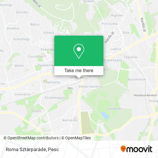 Roma Sztárparádé map