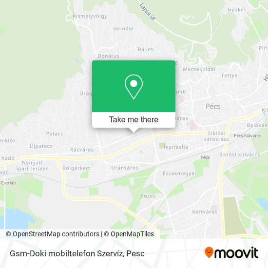 Gsm-Doki mobiltelefon Szervíz map