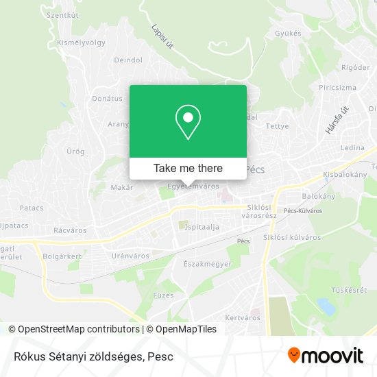 Rókus Sétanyi zöldséges map