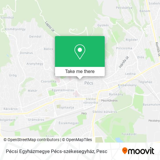 Pécsi Egyházmegye Pécs-székesegyház map