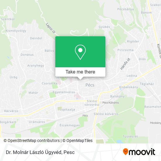 Dr. Molnár László Ügyvéd map