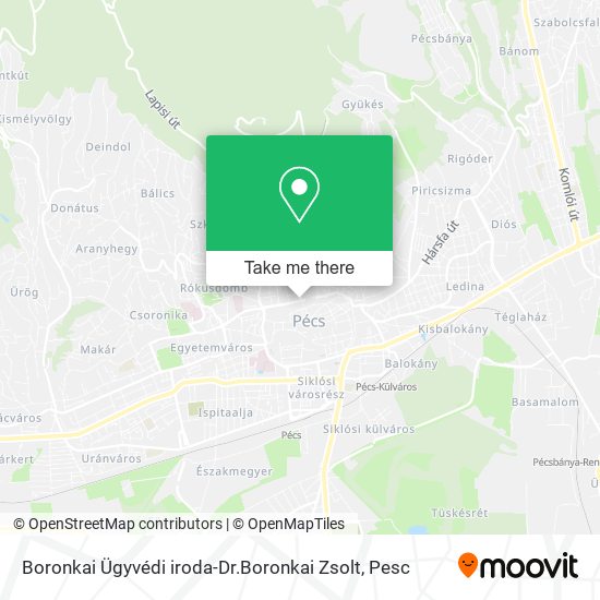 Boronkai Ügyvédi iroda-Dr.Boronkai Zsolt map