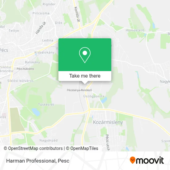 Harman Professional map