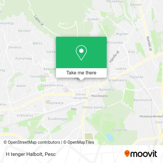 H tenger Halbolt map