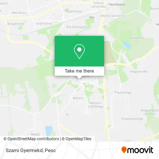 Szami Gyermekd map