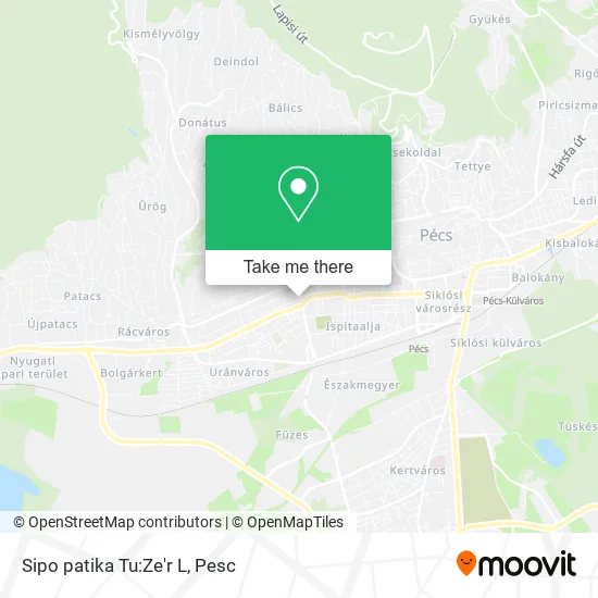 Sipo patika Tu:Ze'r L map