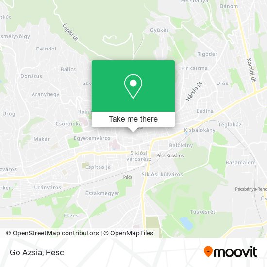 Go Azsia map