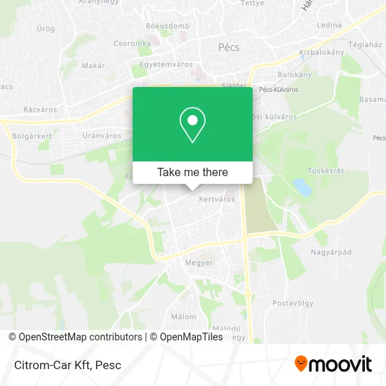 Citrom-Car Kft map