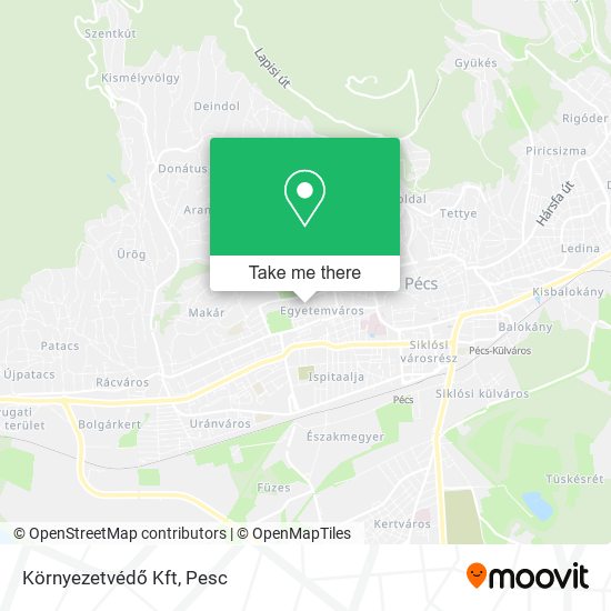 Környezetvédő Kft map
