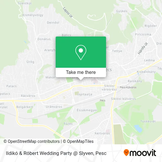 Ildikó & Róbert Wedding Party @ Slyven map