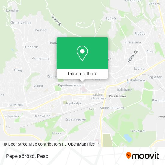 Pepe söröző map
